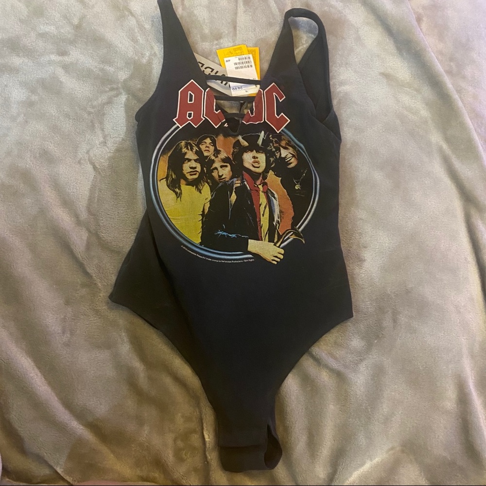 New with tags AC/DC bodysuit (H&M)